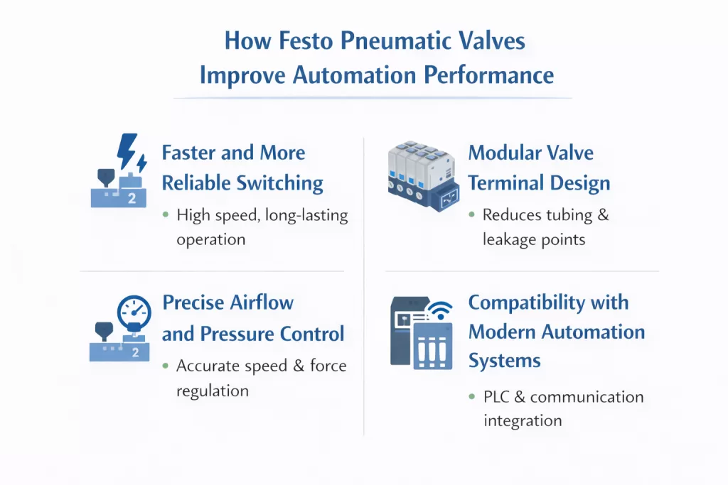 How Festo Pneumatic Valves Improve Automation Performance