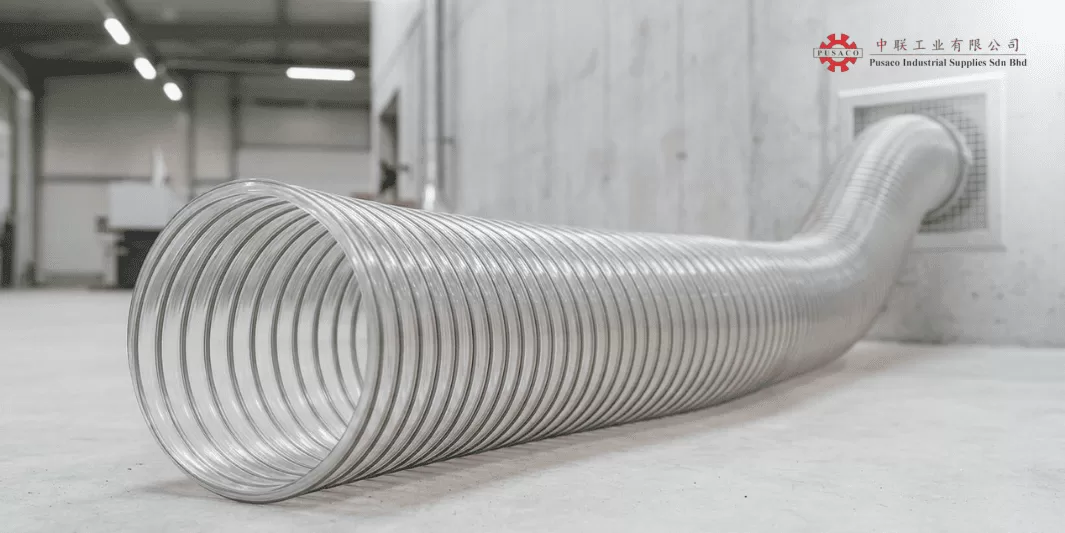 Clear flexible PVC duct hose in Malaysia